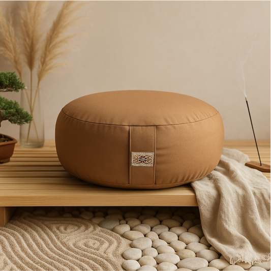 Meditatiekussen van biologisch katoen