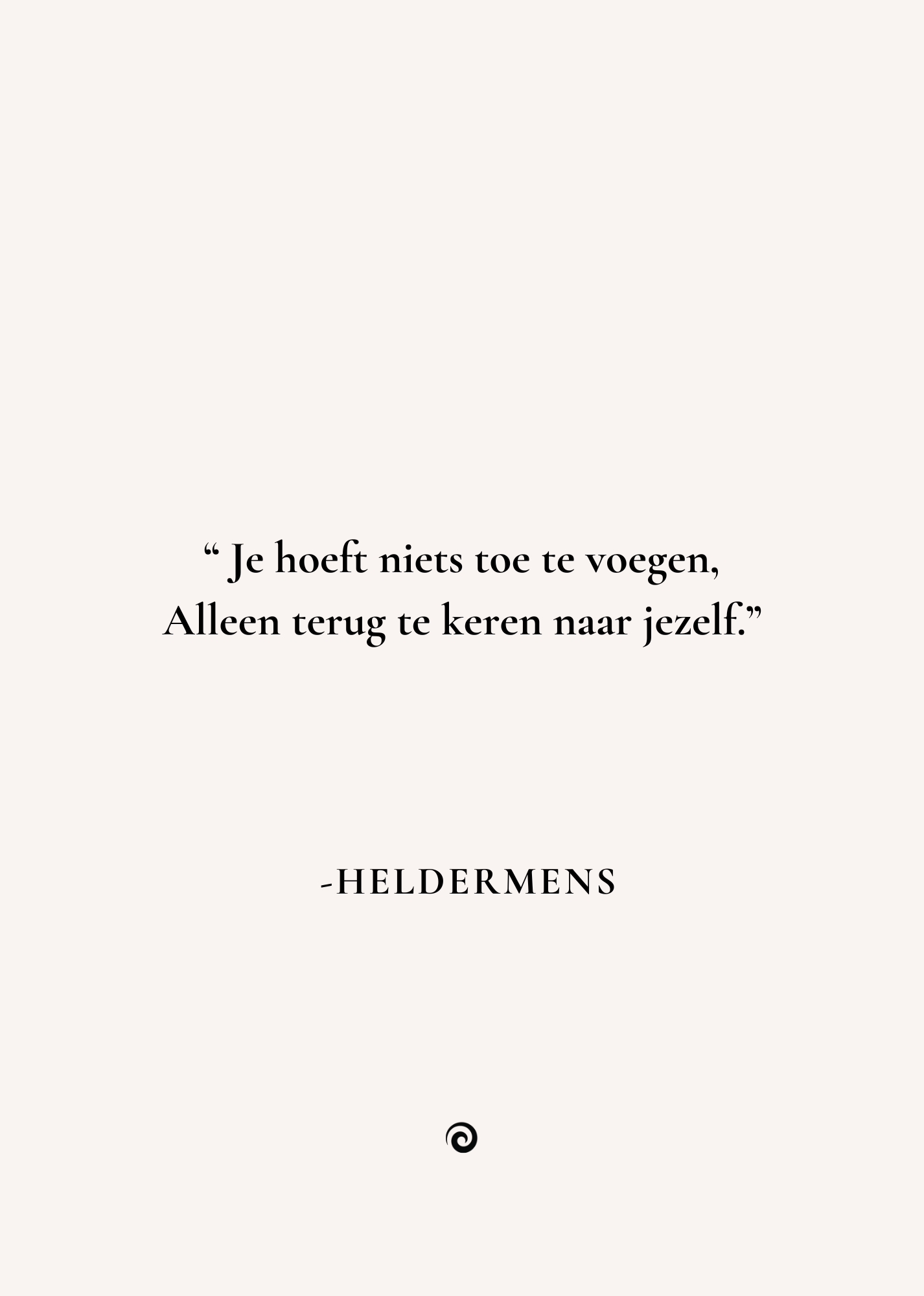 Heldermens - Voor focus, rust en herstel