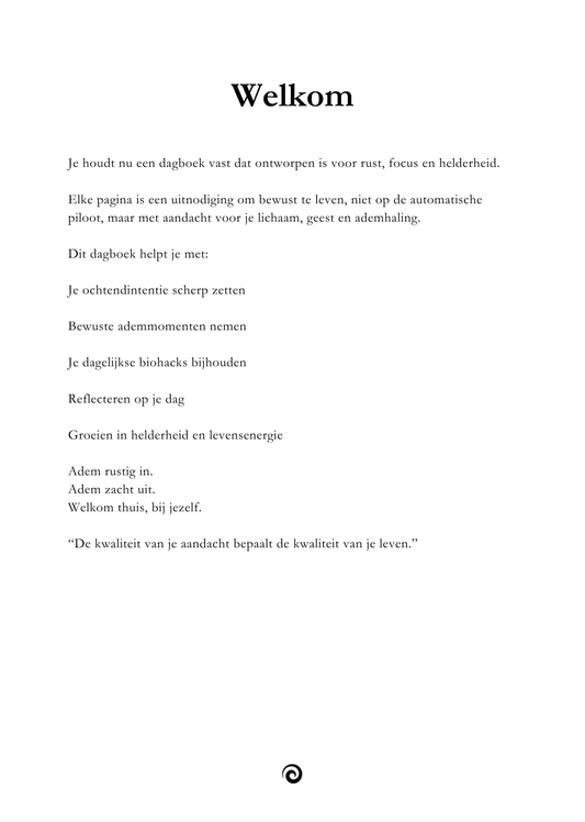 Heldermens Dagboek – jouw dagelijkse kompas voor rust en helderheid